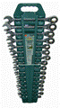 Набор ключей комбинированных трещоточных 8-24мм, 16 пр. в Ачинске